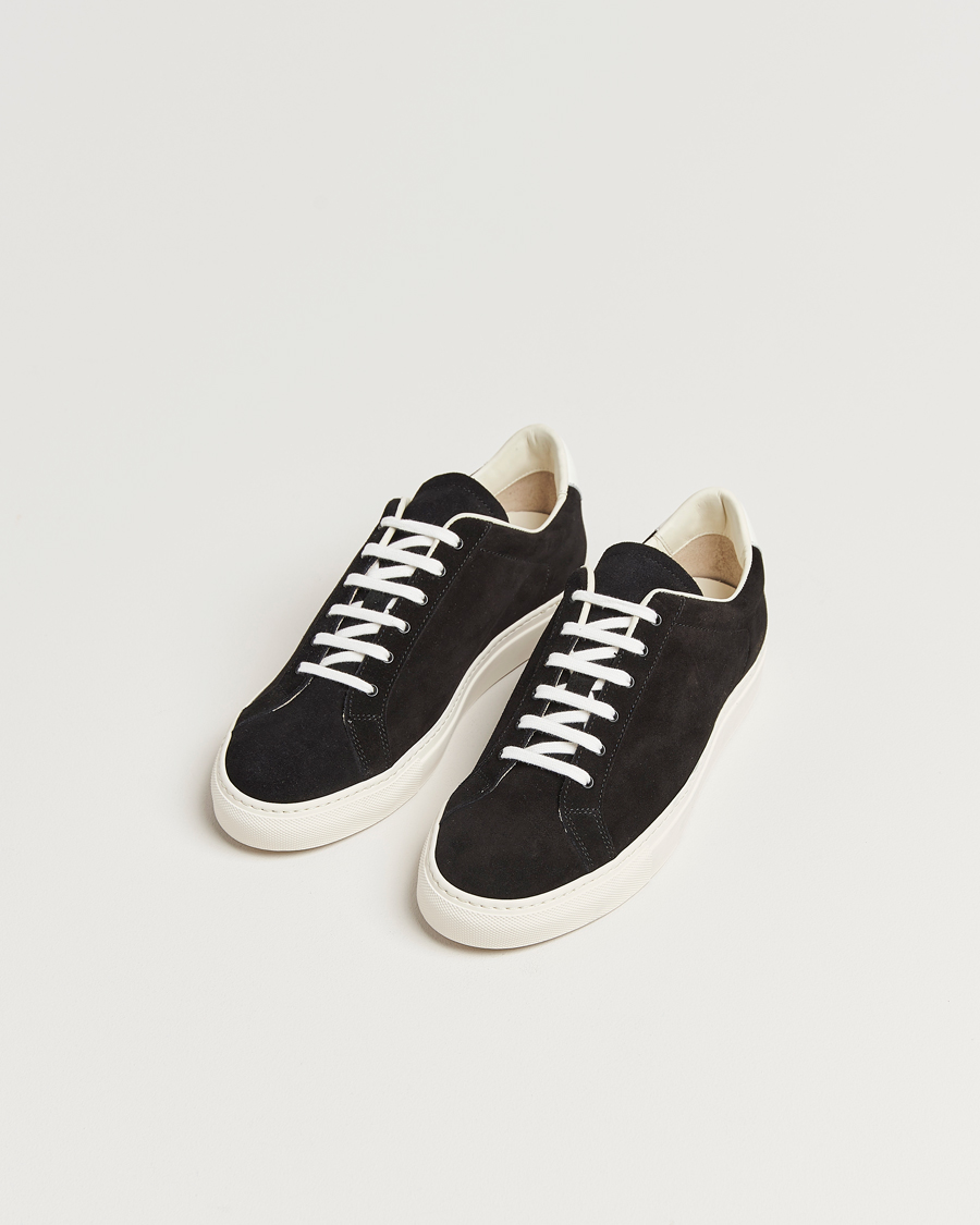 Mies | Common Projects Retro Suede Sneaker Black | Common Projects | Retro Suede Sneaker Black
