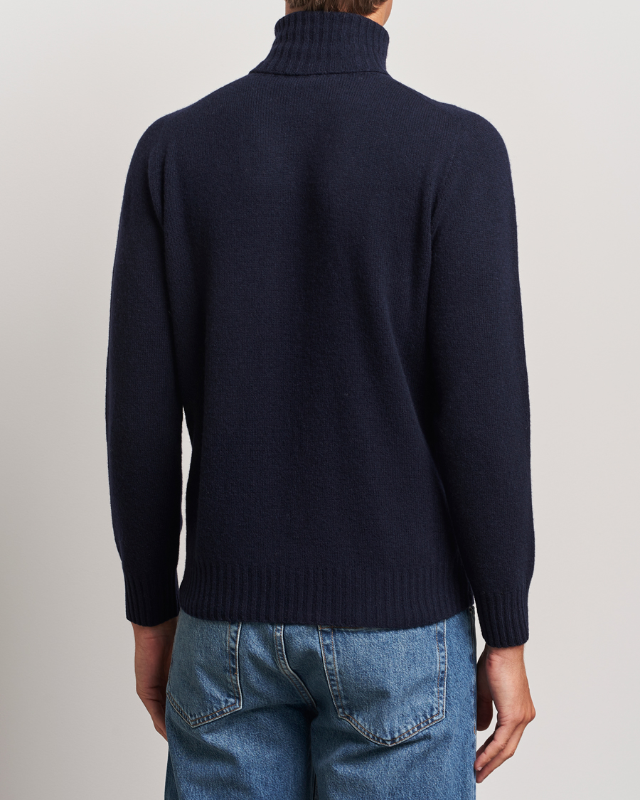 Mies | Puserot | Altea | Wool/Cashmere Rollneck Navy