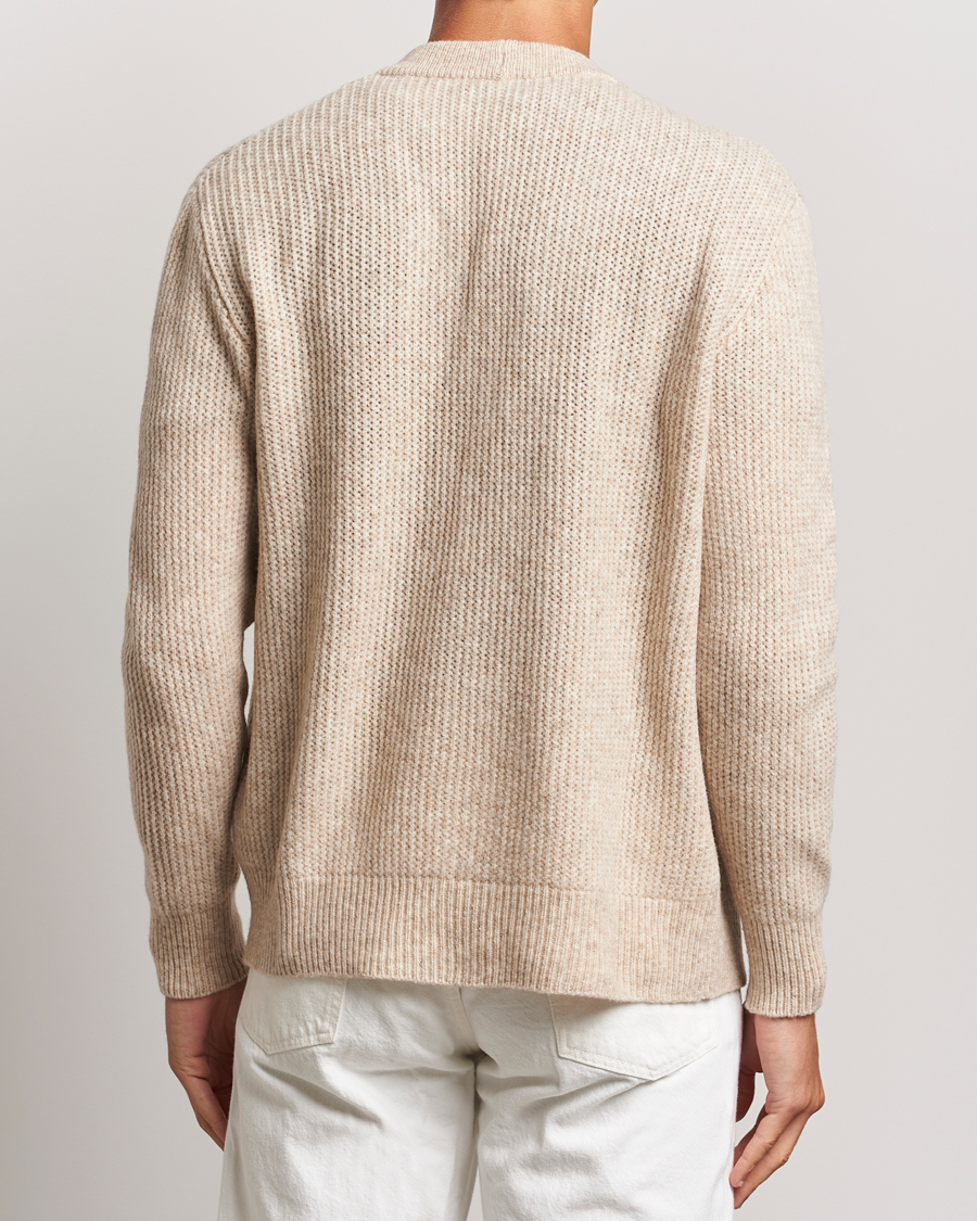 Mies | Puserot | Altea | Soft Rib Stich Cardigan Cream