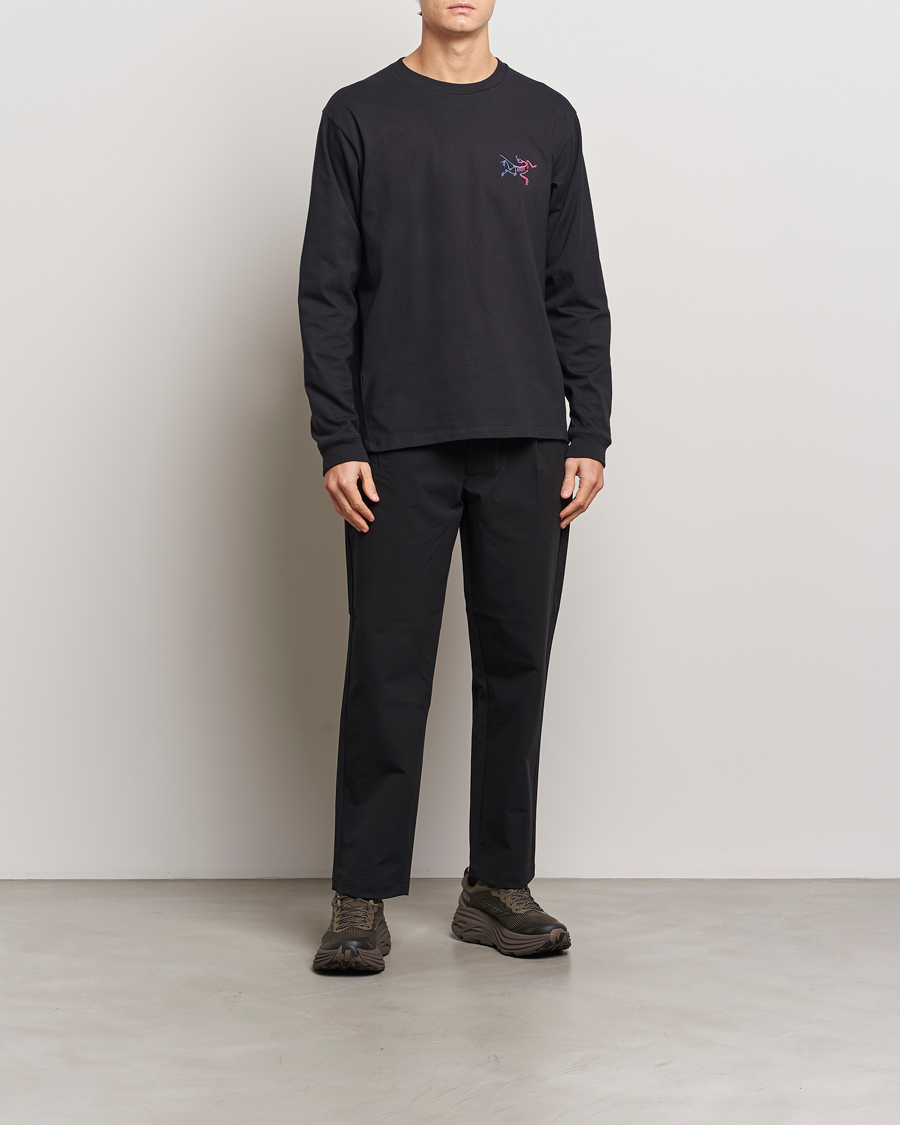 Mies | T-paidat | Arc'teryx | Kragg Heavy Cotton Long Sleeve T-Shirt Black