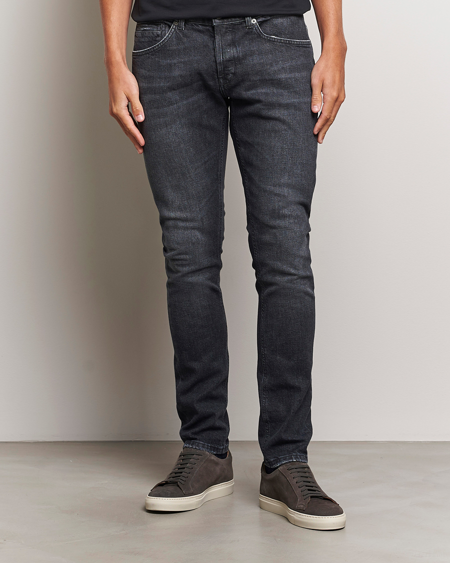 Mies | Farkut | Dondup | George Jeans Washed Black