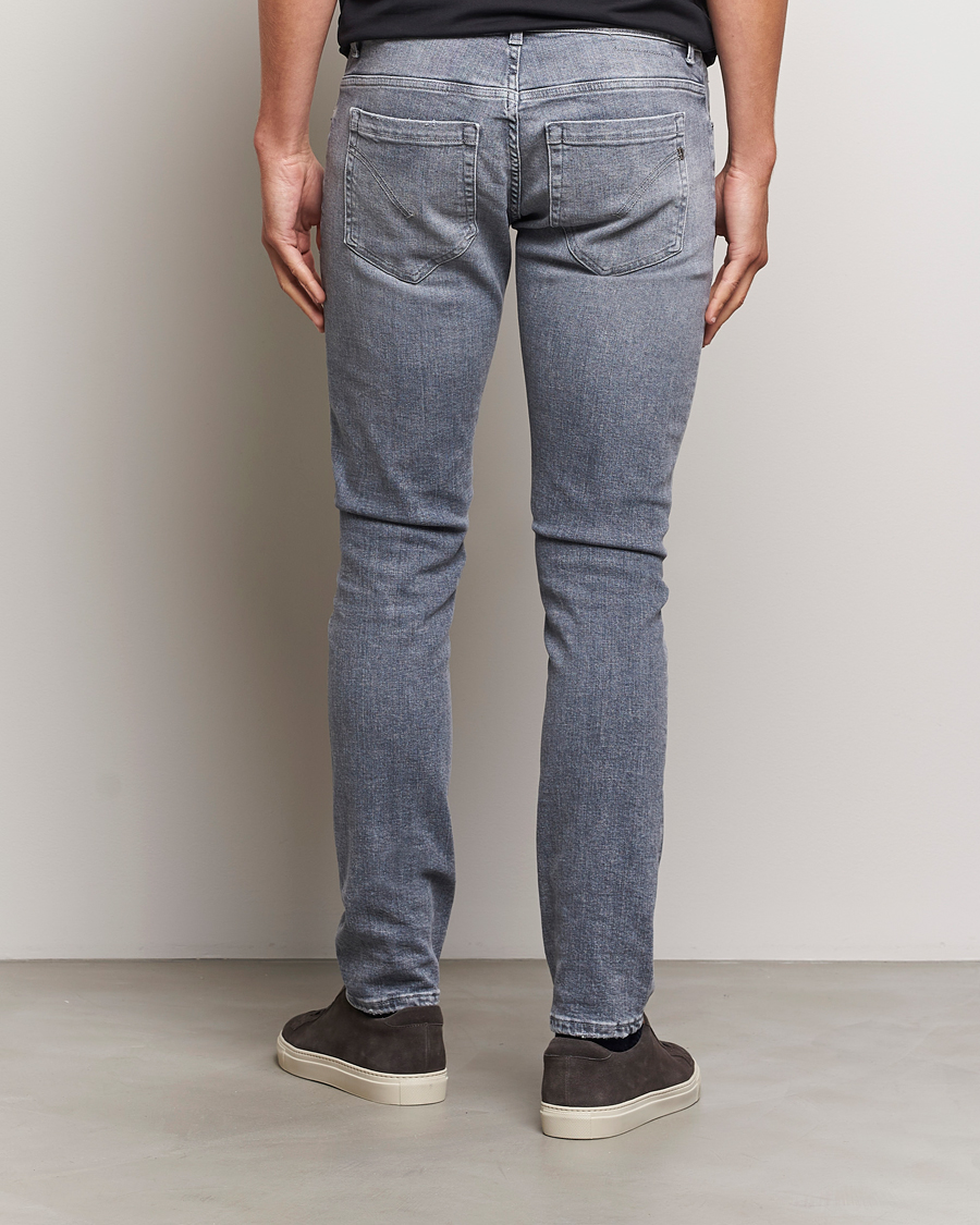 Mies | Farkut | Dondup | George Light Distressed Jeans Light Grey