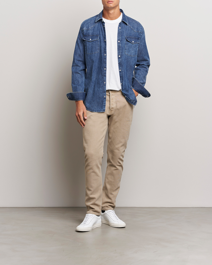 Mies | Housut | Dondup | Icon 5-Pocket Pants Sand