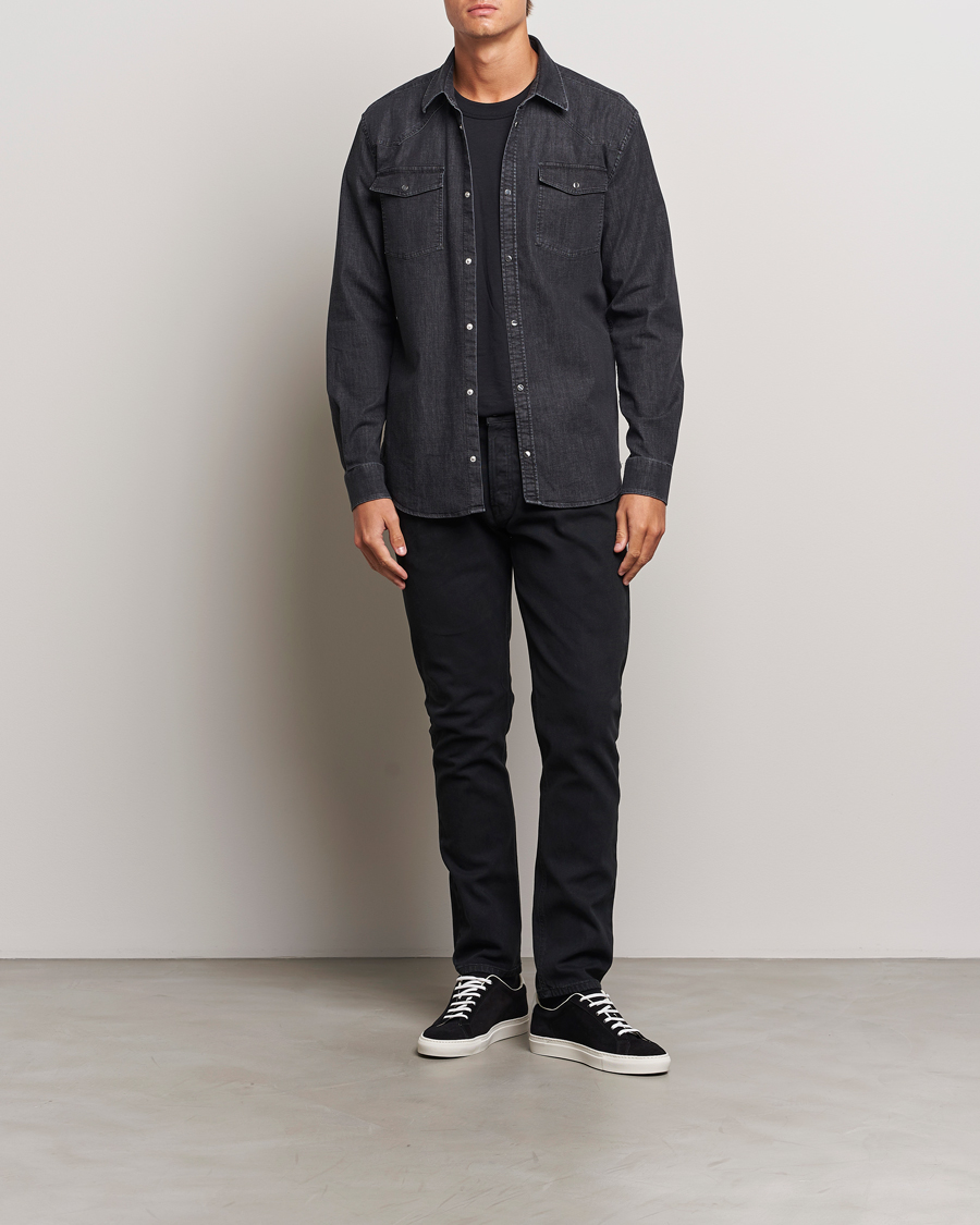 Mies | Housut | Dondup | Icon 5-Pocket Pants Black