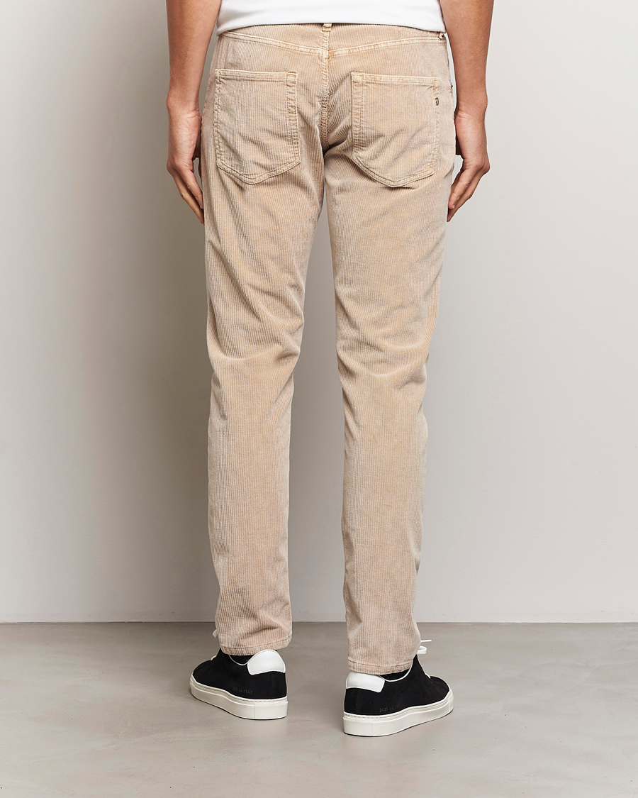 Mies | Housut | Dondup | Icon Corduroy Trousers Light Beige