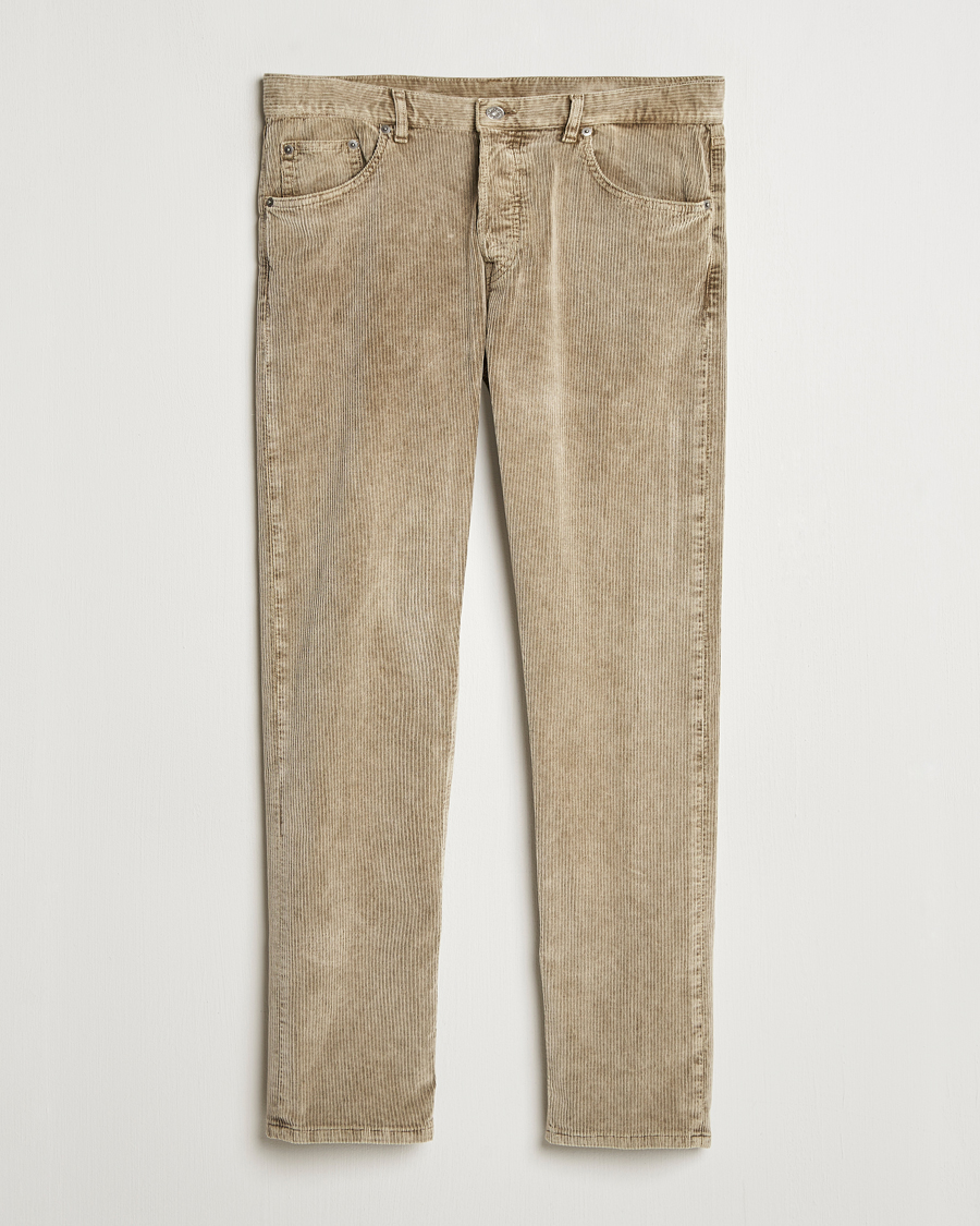 Mies | Housut | Dondup | Icon Corduroy Trousers Khaki
