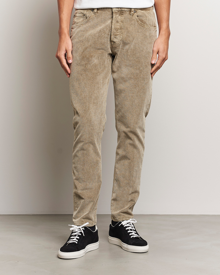 Mies | Housut | Dondup | Icon Corduroy Trousers Khaki