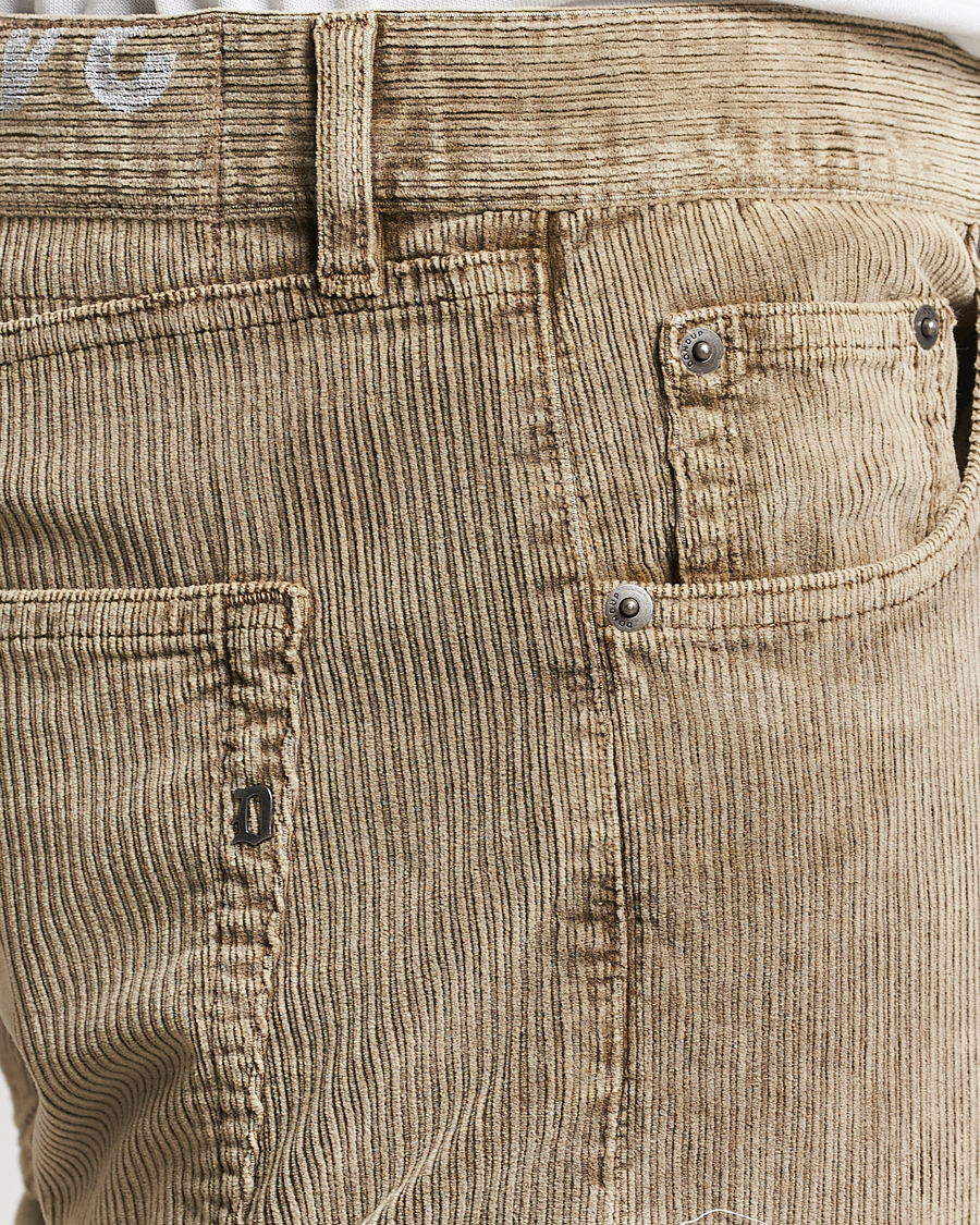 Mies | Housut | Dondup | Icon Corduroy Trousers Khaki
