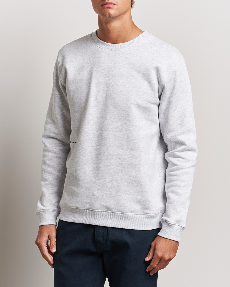 Mies | Puserot | Dondup | Logo Crew Neck Sweatshirt Grey Melange