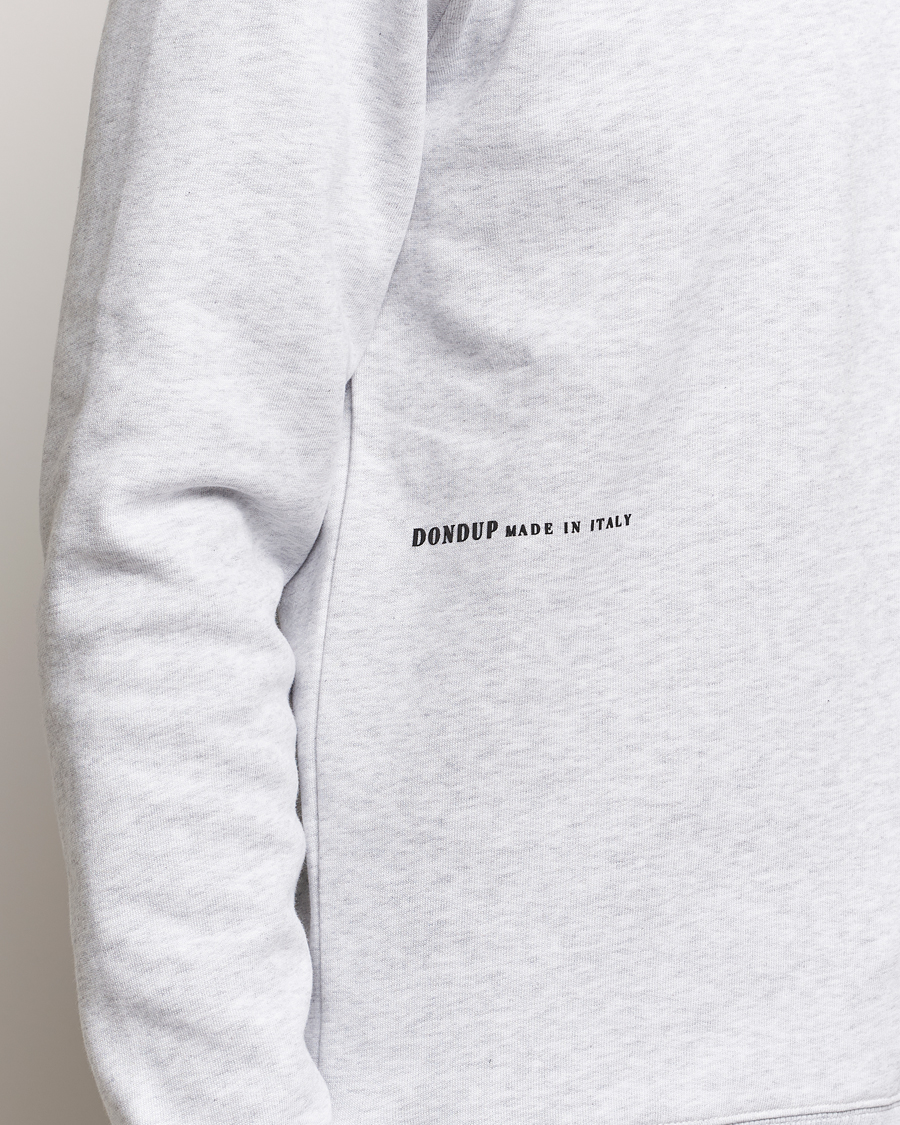 Mies | Puserot | Dondup | Logo Crew Neck Sweatshirt Grey Melange
