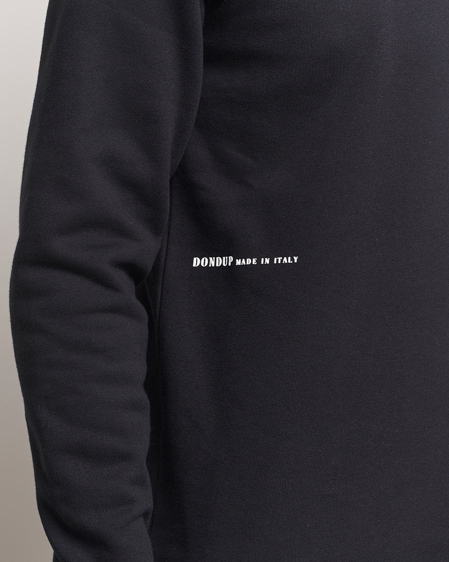Mies | Puserot | Dondup | Logo Crew Neck Sweatshirt Black