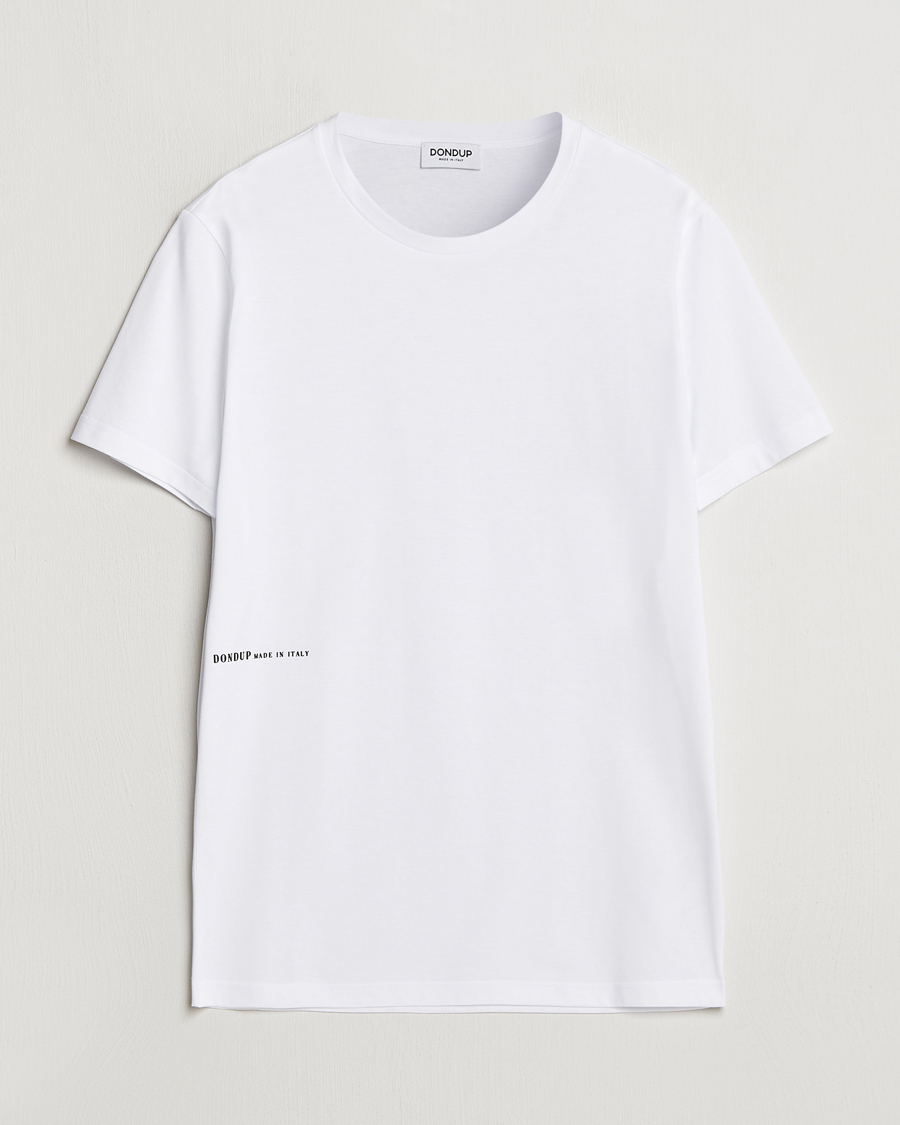 Mies | T-paidat | Dondup | Logo Crew Neck T-Shirt White