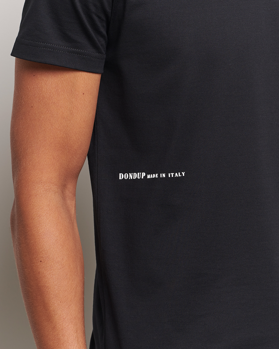 Mies | T-paidat | Dondup | Logo Crew Neck T-Shirt Black