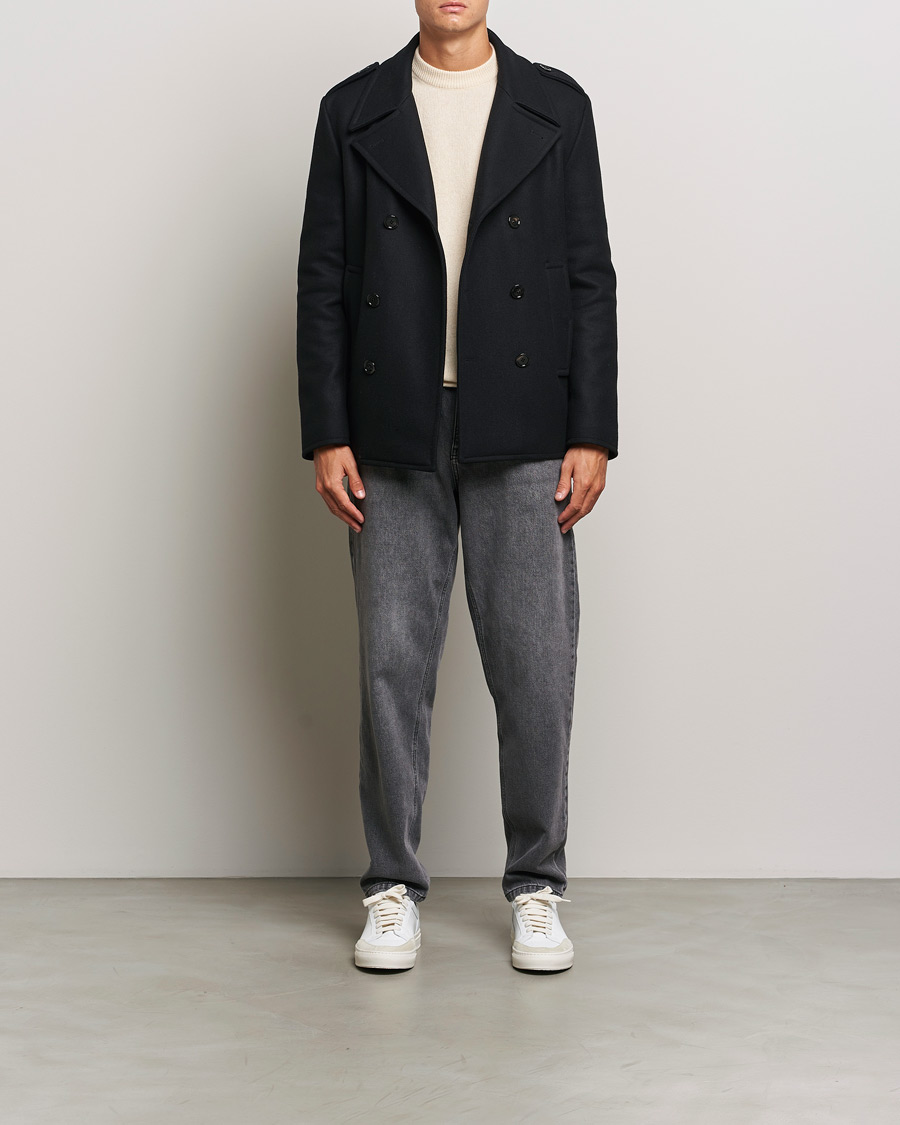 Mies | Takit | Dondup | Wool Peacoat Black