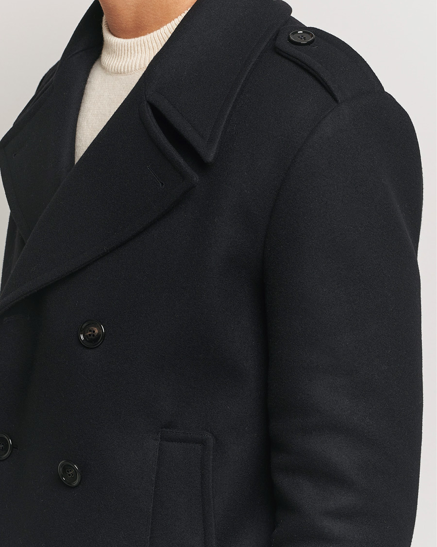 Mies | Takit | Dondup | Wool Peacoat Black