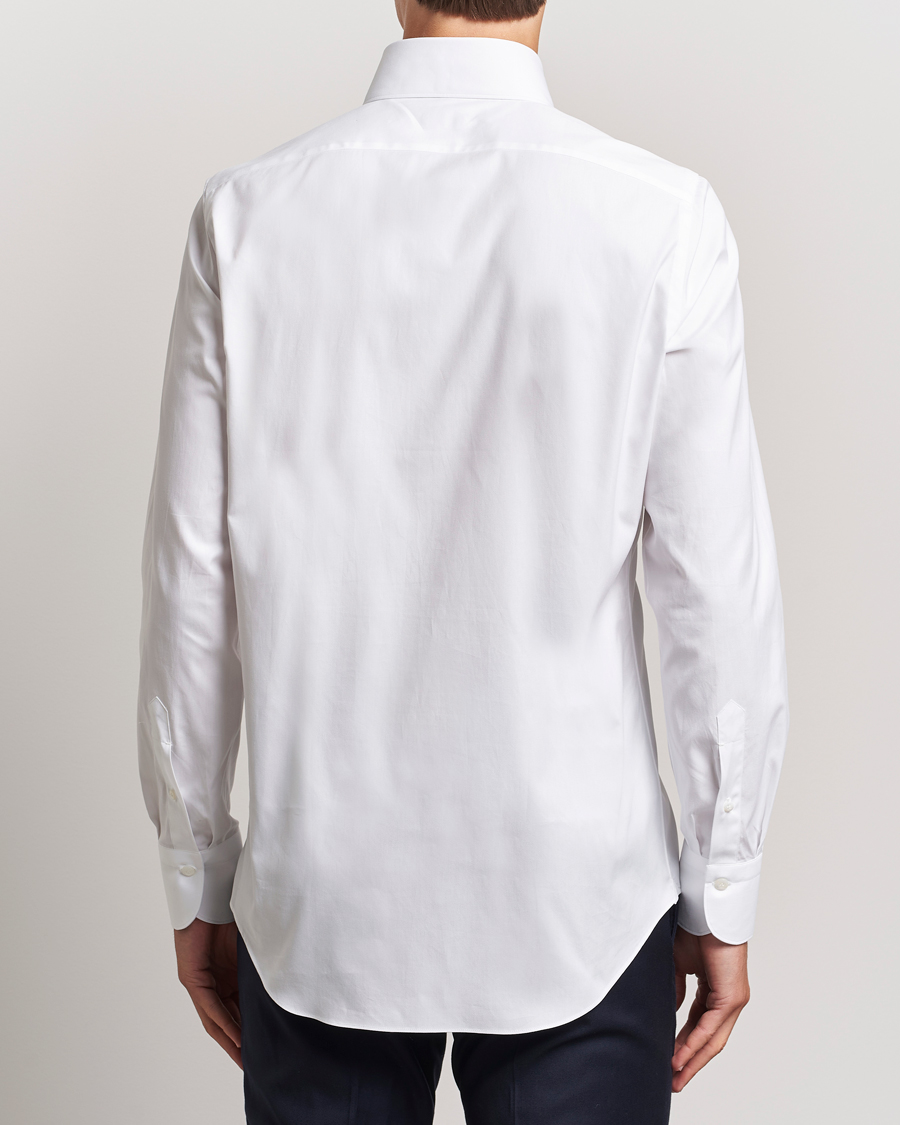 Mies | Kauluspaidat | Finamore Napoli | Milano Slim Oxford Button Down Shirt White