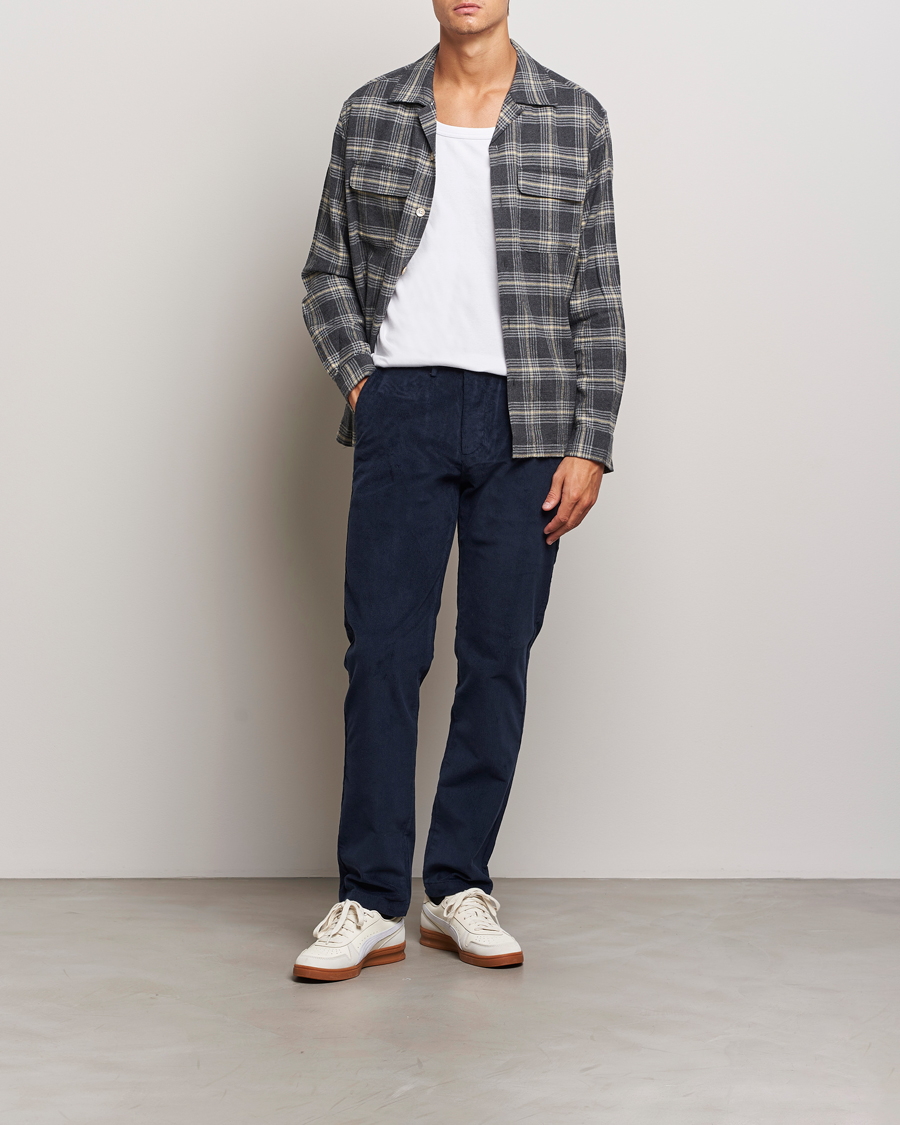 Mies | Housut | Dockers | Slim Cotton Corduroy Chino Navy