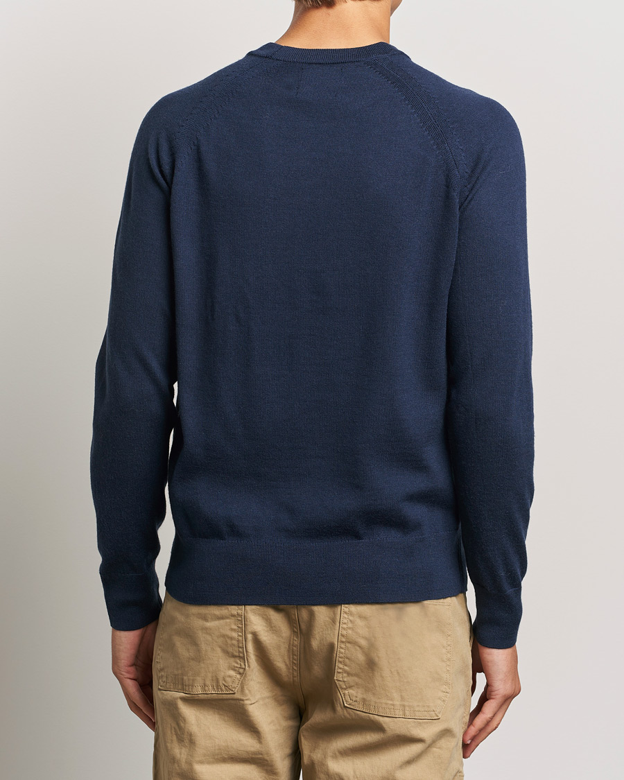 Mies | Puserot | Dockers | Washable Merino Crewneck Navy Blazer