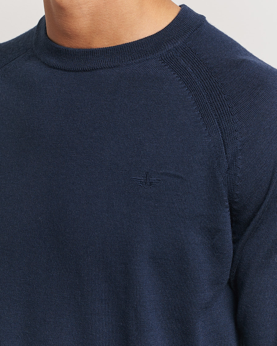 Mies | Puserot | Dockers | Washable Merino Crewneck Navy Blazer