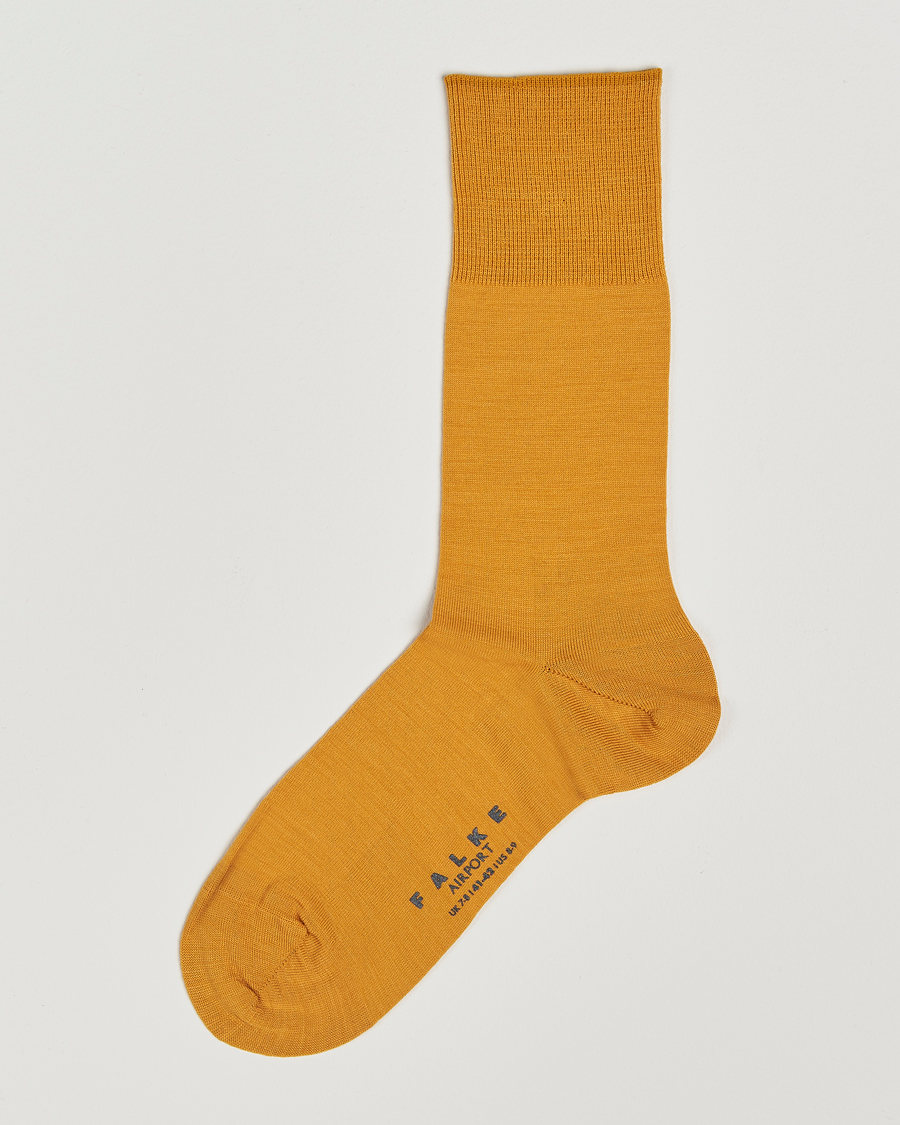 Mies | Alusvaatteet | Falke | Airport Socks Amber Yellow
