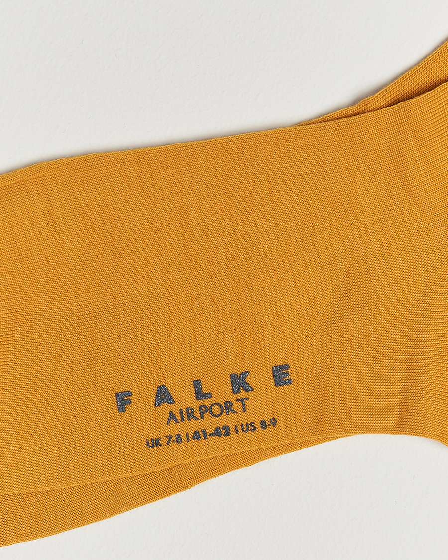 Mies | Alusvaatteet | Falke | Airport Socks Amber Yellow