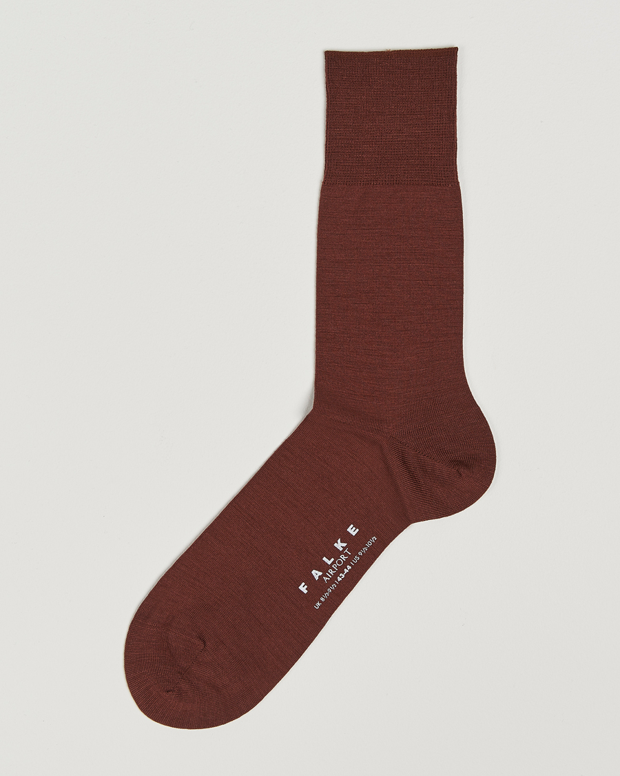 Mies | Alusvaatteet | Falke | Airport Socks Cinnamon Brown
