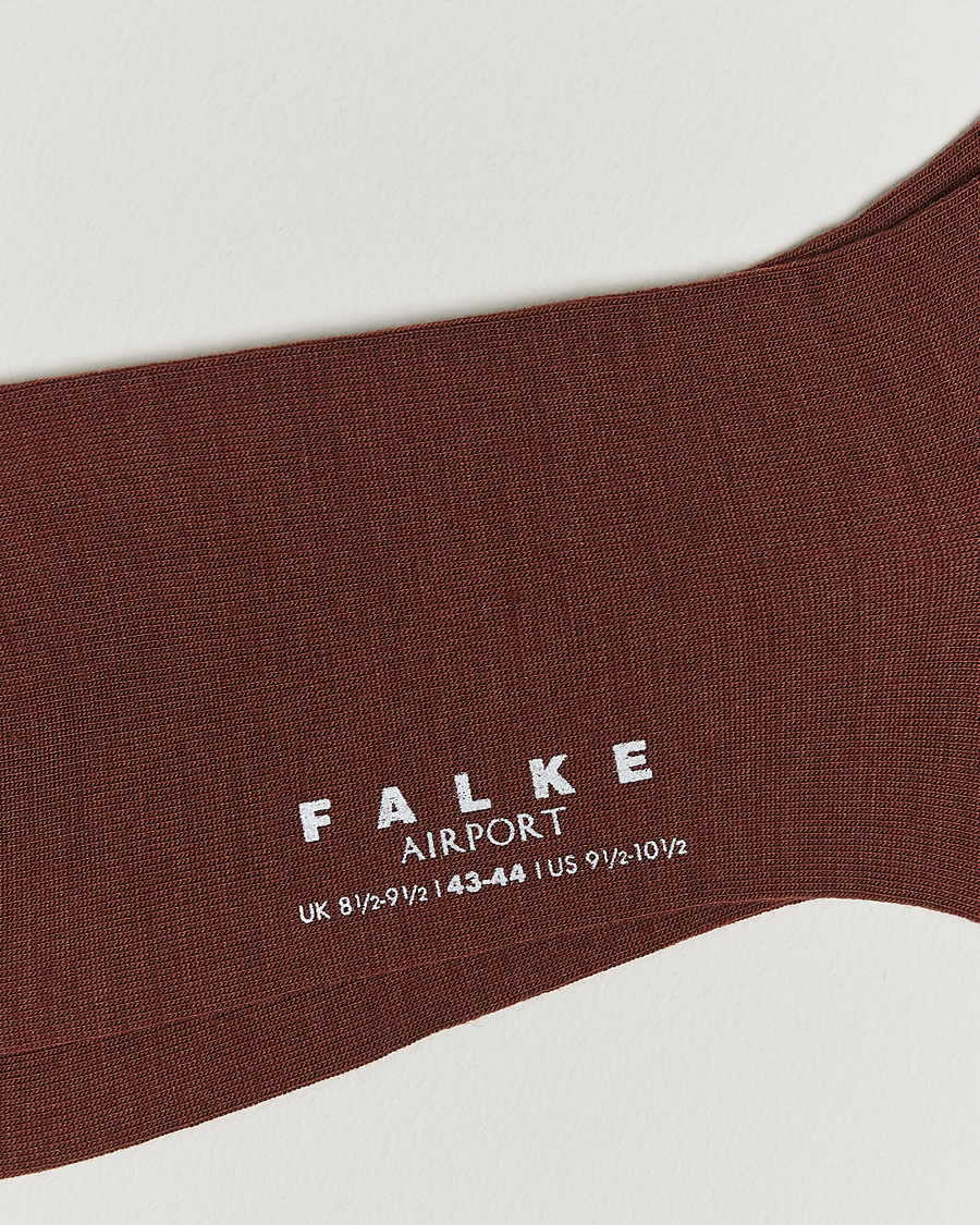 Mies | Alusvaatteet | Falke | Airport Socks Cinnamon Brown