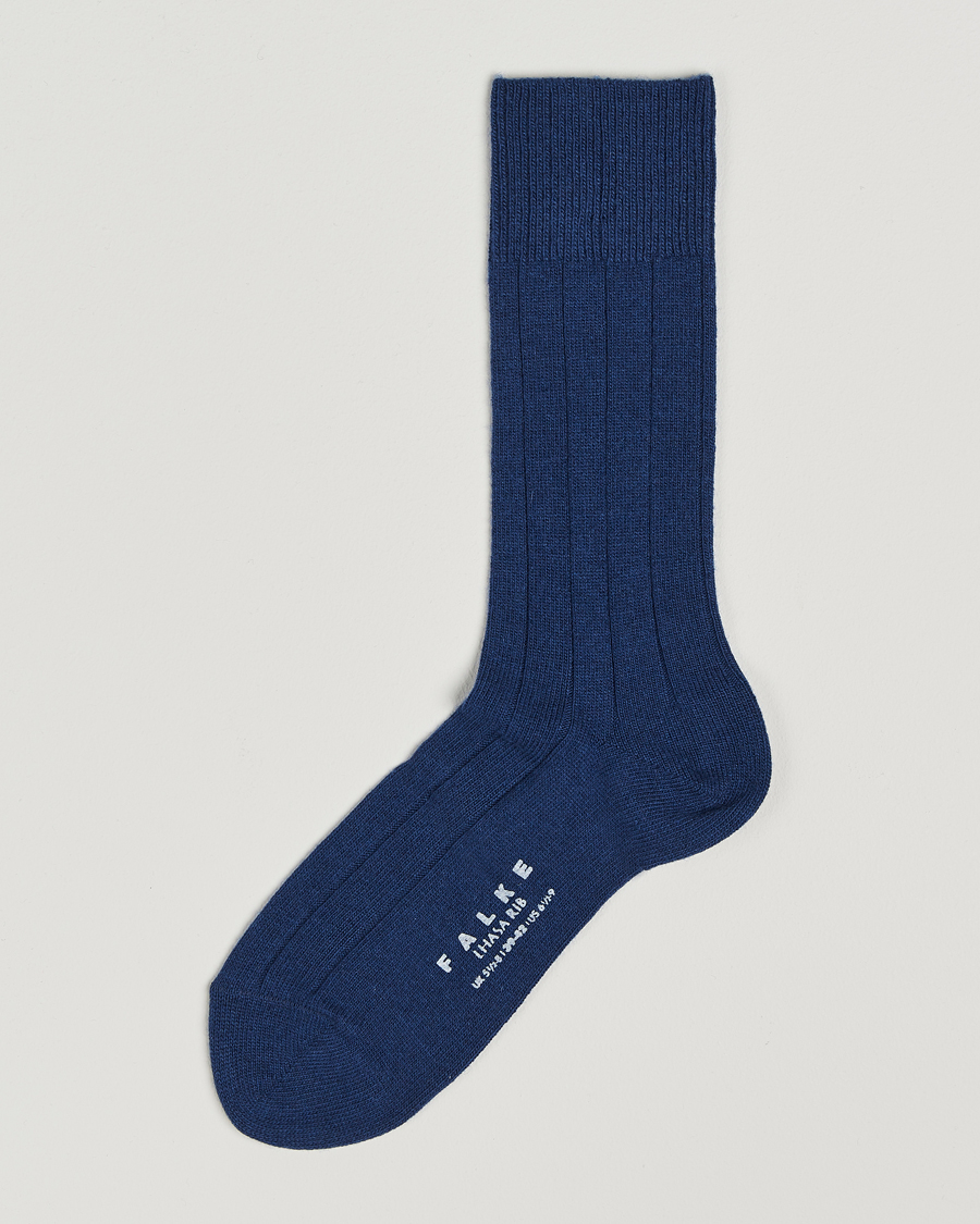Mies | Alusvaatteet | Falke | Lhasa Cashmere Socks Royal Blue