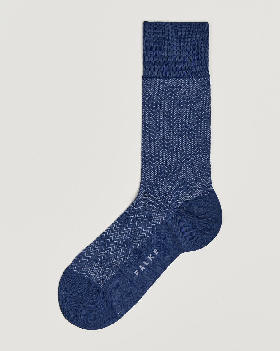 Mies | Alusvaatteet | Falke | Mighty Nest Wool/Cotton Socks Royal Blue