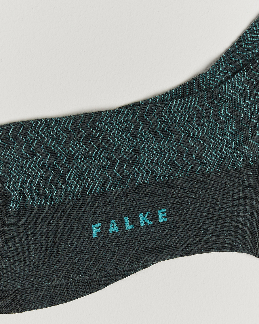 Mies | Alusvaatteet | Falke | Mighty Nest Wool/Cotton Socks Forest Green