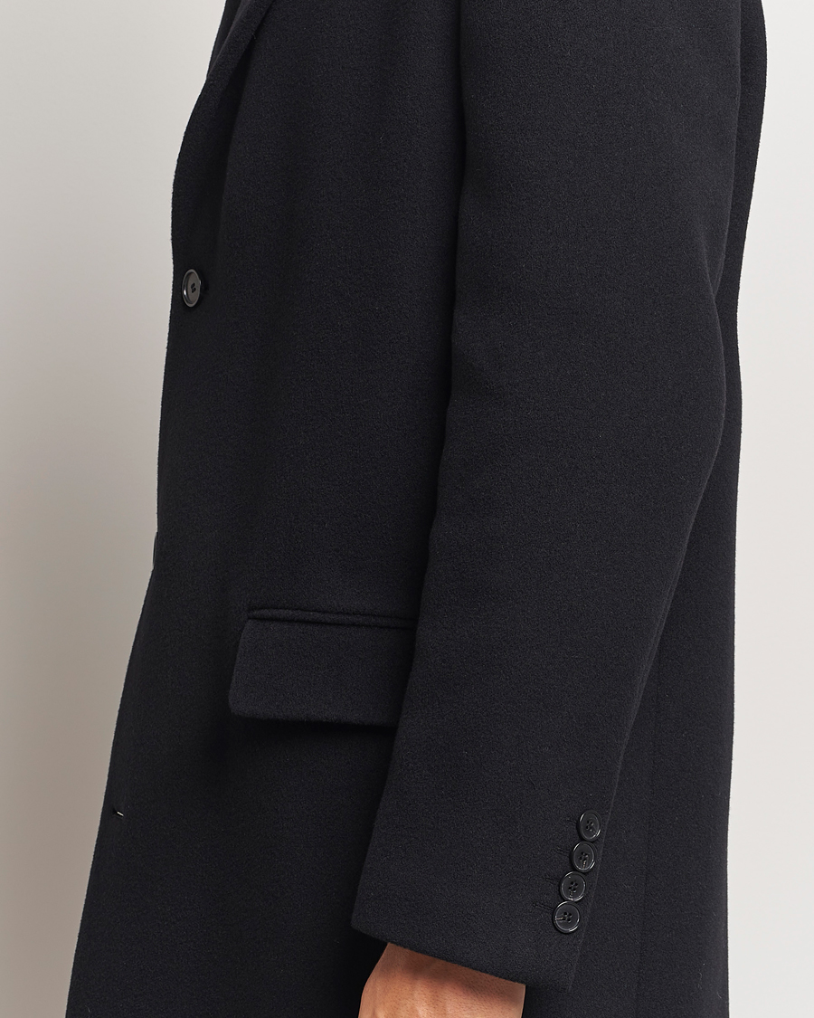 Mies | Takit | Filippa K | Relaxed Wool Coat Black