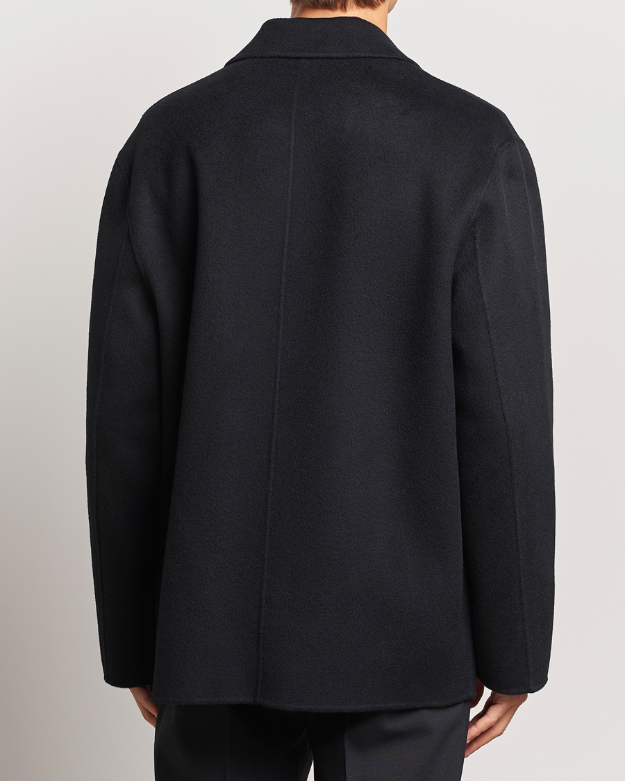 Mies | Takit | Filippa K | Double Faced Wool Peacoat Black