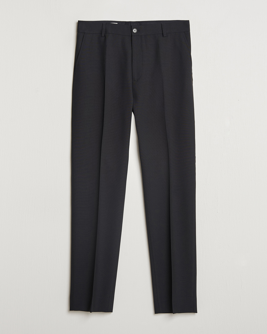 Mies | Housut | Filippa K | Tapered Tailored Trousers Black