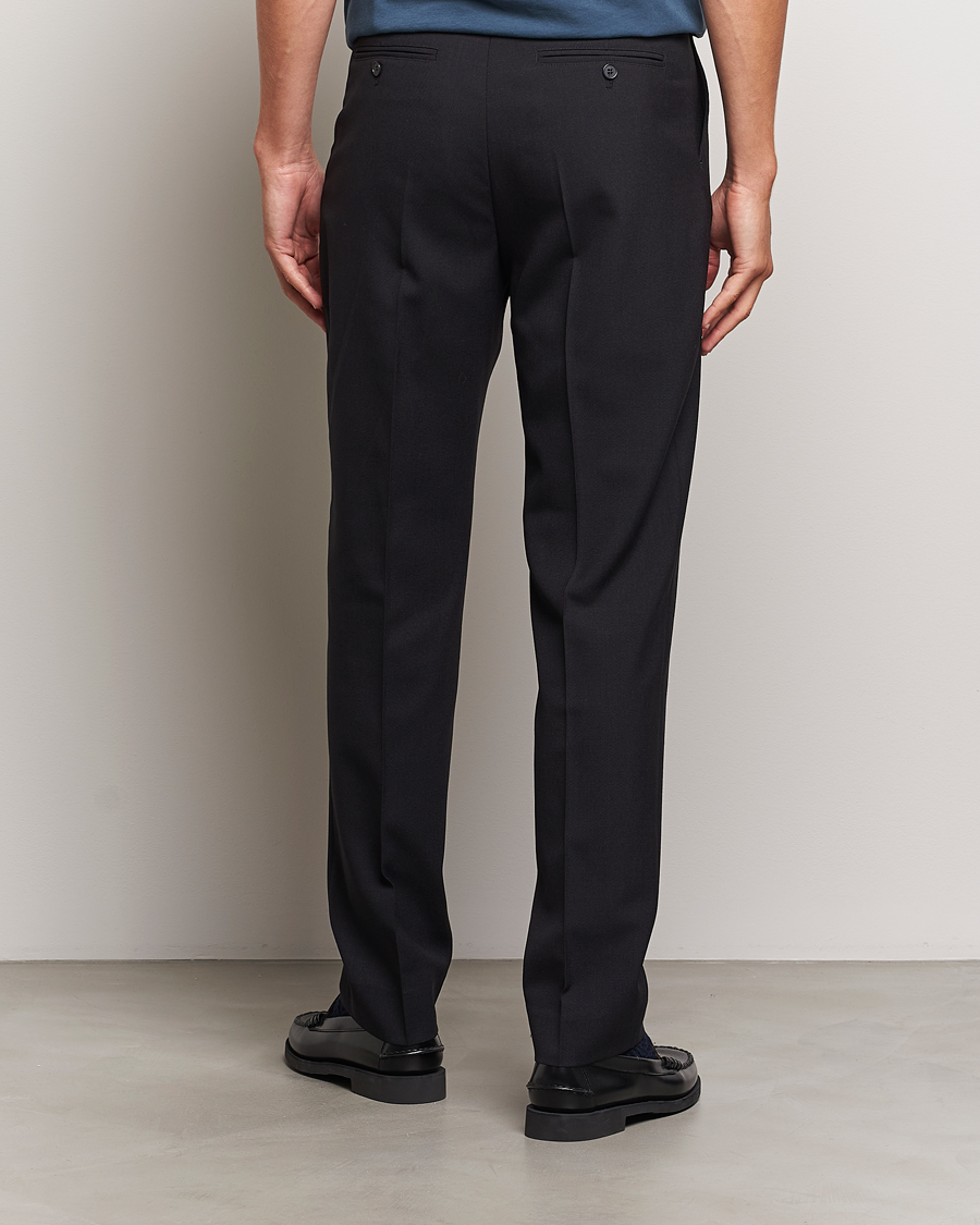 Mies | Housut | Filippa K | Tapered Tailored Trousers Black