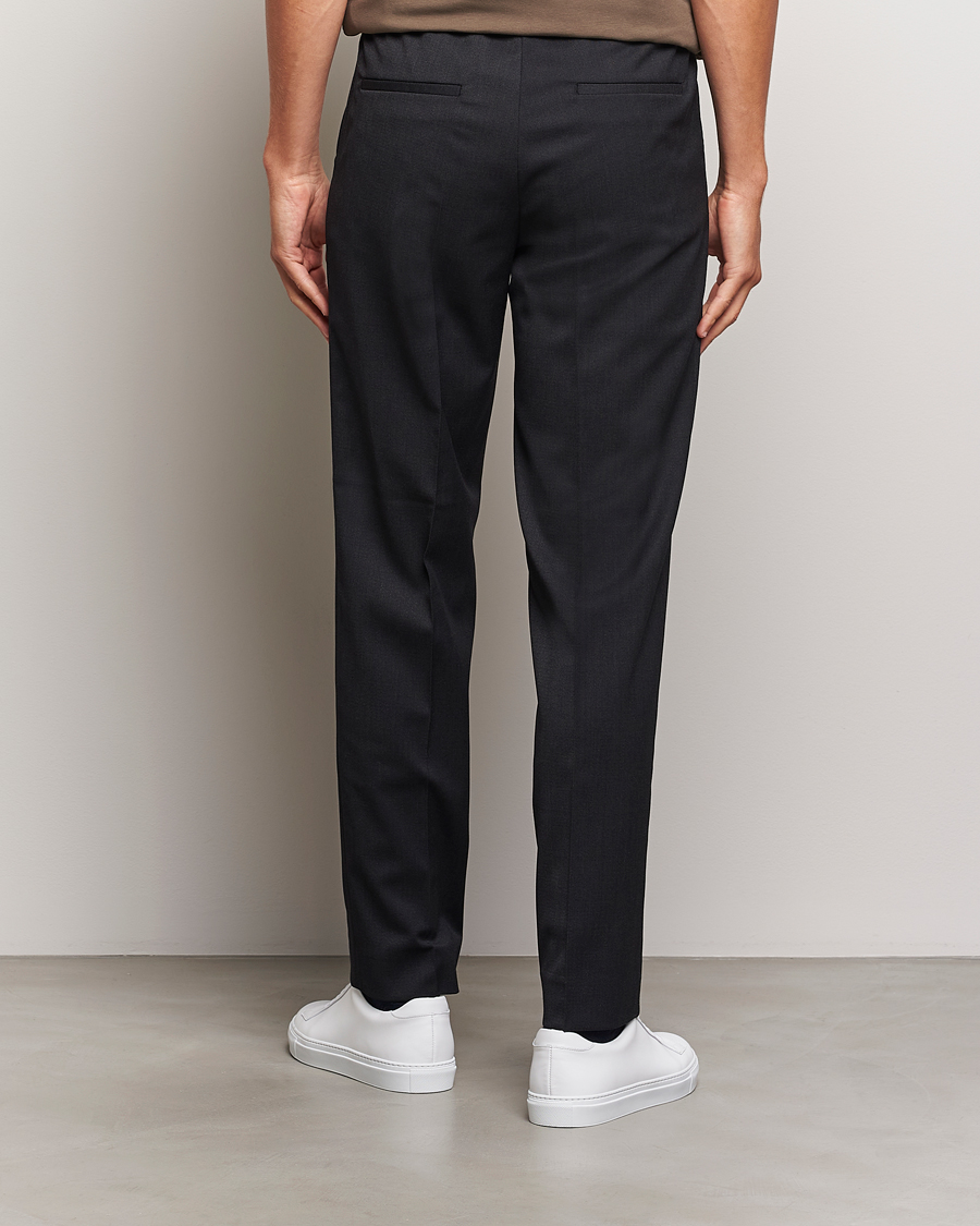 Mies | Housut | Filippa K | Relaxed Terry Wool Trousers Anthracite