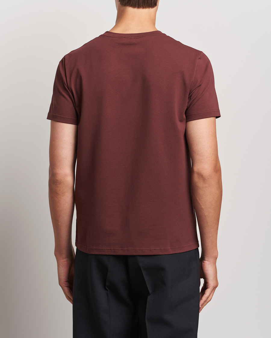 Mies | T-paidat | Filippa K | Soft Lycra T-Shirt Mahogany Brown