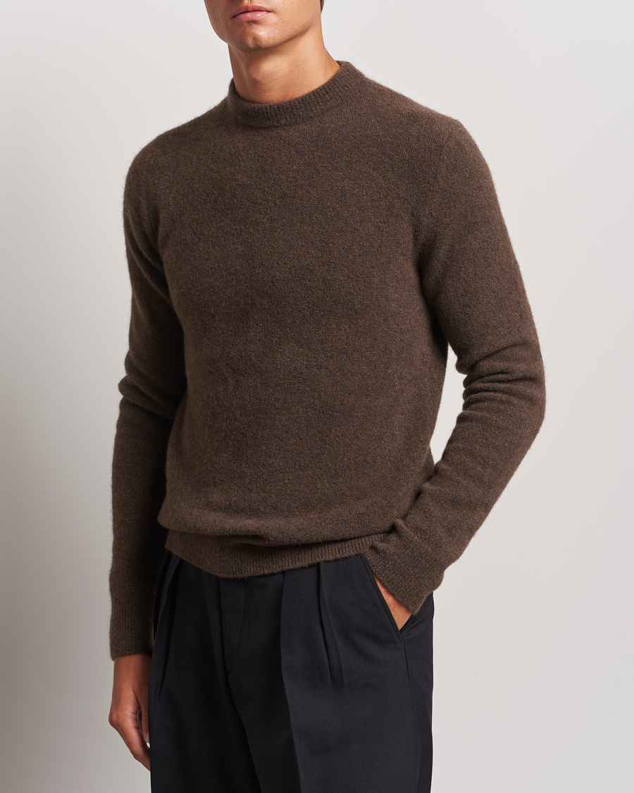 Mies | Puserot | Filippa K | Yak Knitted Sweater Driftwood