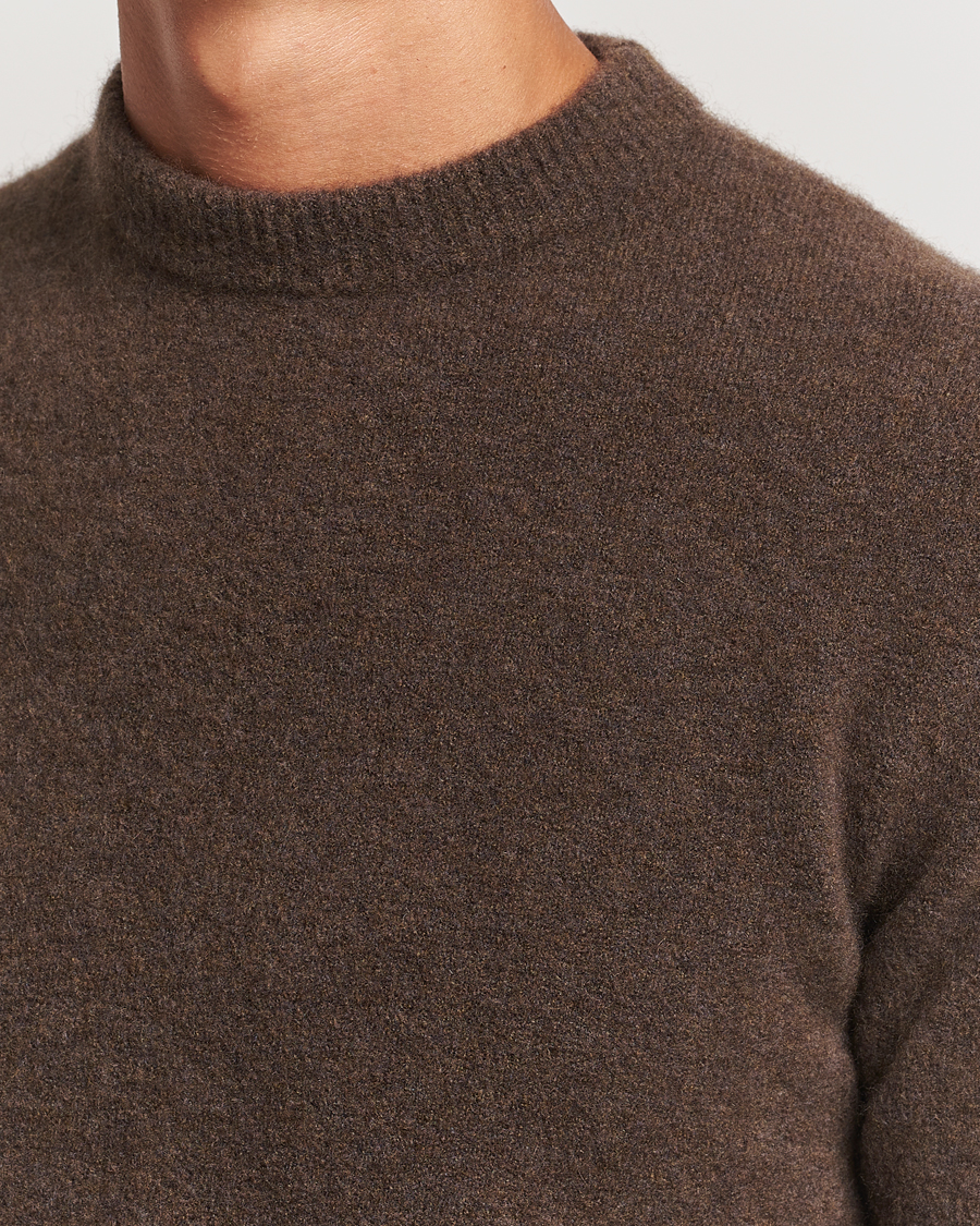 Mies | Puserot | Filippa K | Yak Knitted Sweater Driftwood