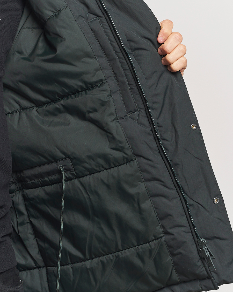 Mies | Takit | Fred Perry | Padded Zip Through Parka Night Green