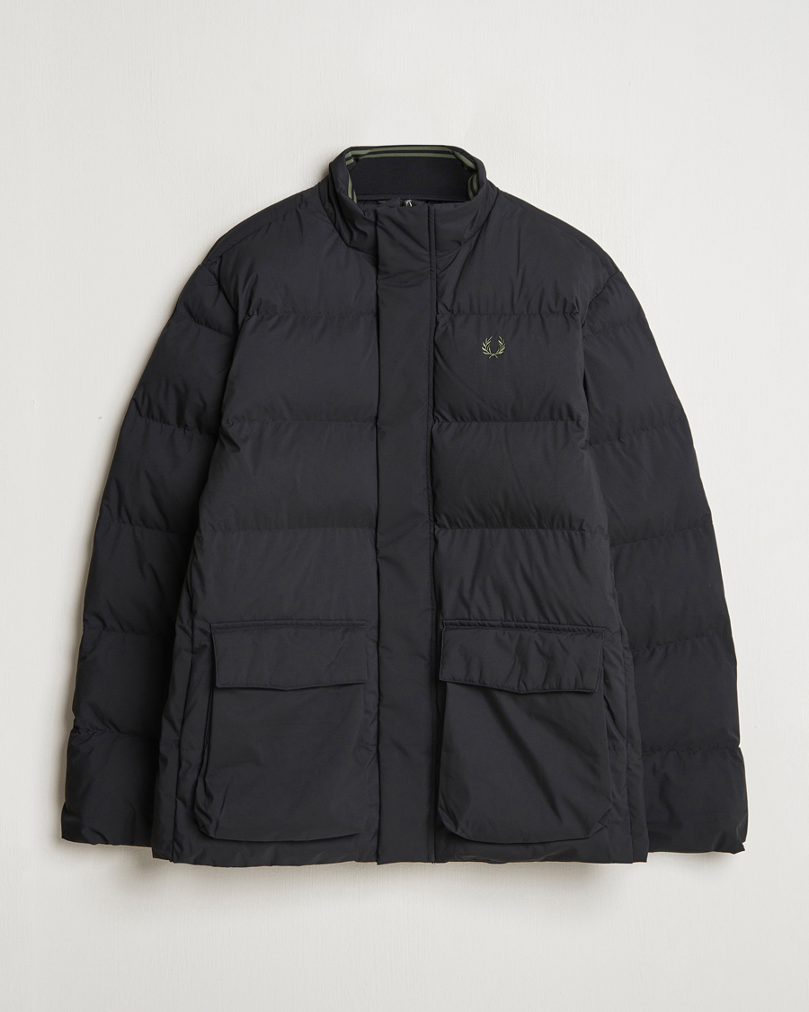 Mies | Takit | Fred Perry | Padded Pocket Down Jacket Black