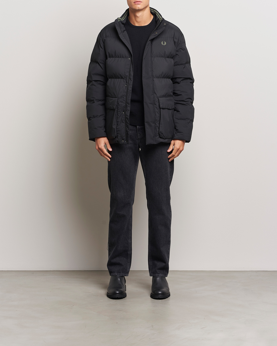 Mies | Takit | Fred Perry | Padded Pocket Down Jacket Black