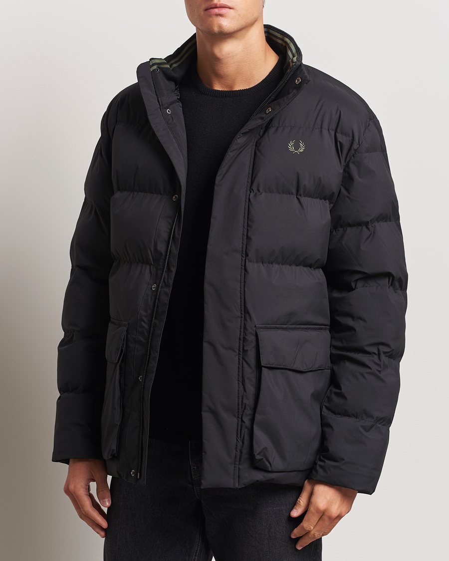 Mies | Takit | Fred Perry | Padded Pocket Down Jacket Black