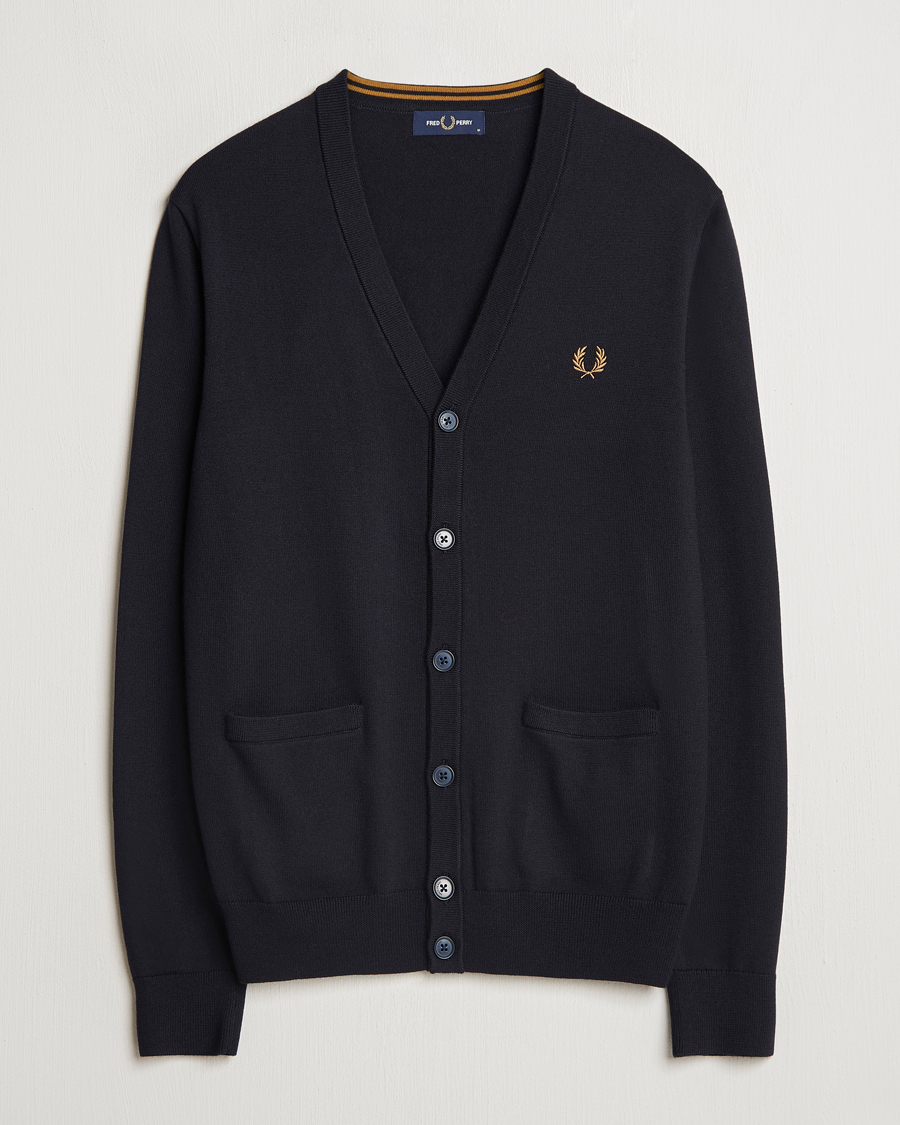 Mies | Puserot | Fred Perry | Classic Cardigan Navy