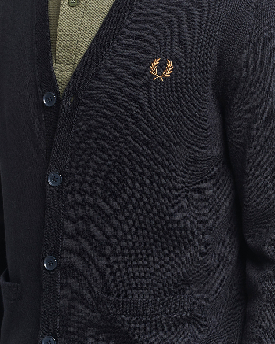 Mies | Puserot | Fred Perry | Classic Cardigan Navy