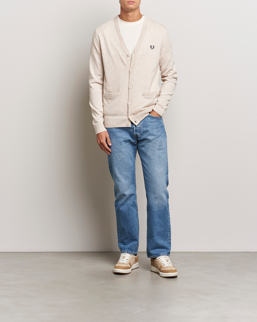 Mies | Puserot | Fred Perry | Knitted Cardigan Porriged Marl