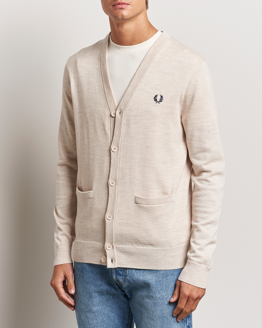 Mies | Puserot | Fred Perry | Knitted Cardigan Porriged Marl