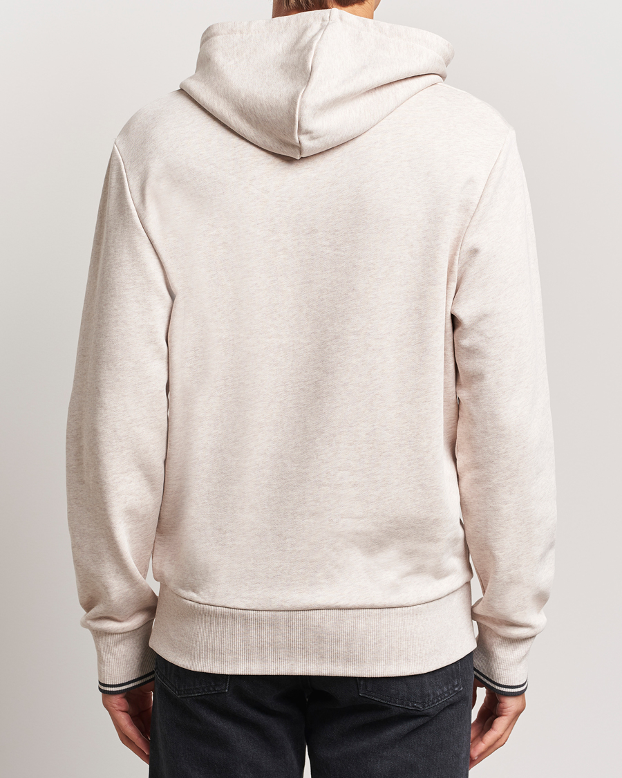 Mies | Puserot | Fred Perry | Tipped Hoodie Oatmeal Melange