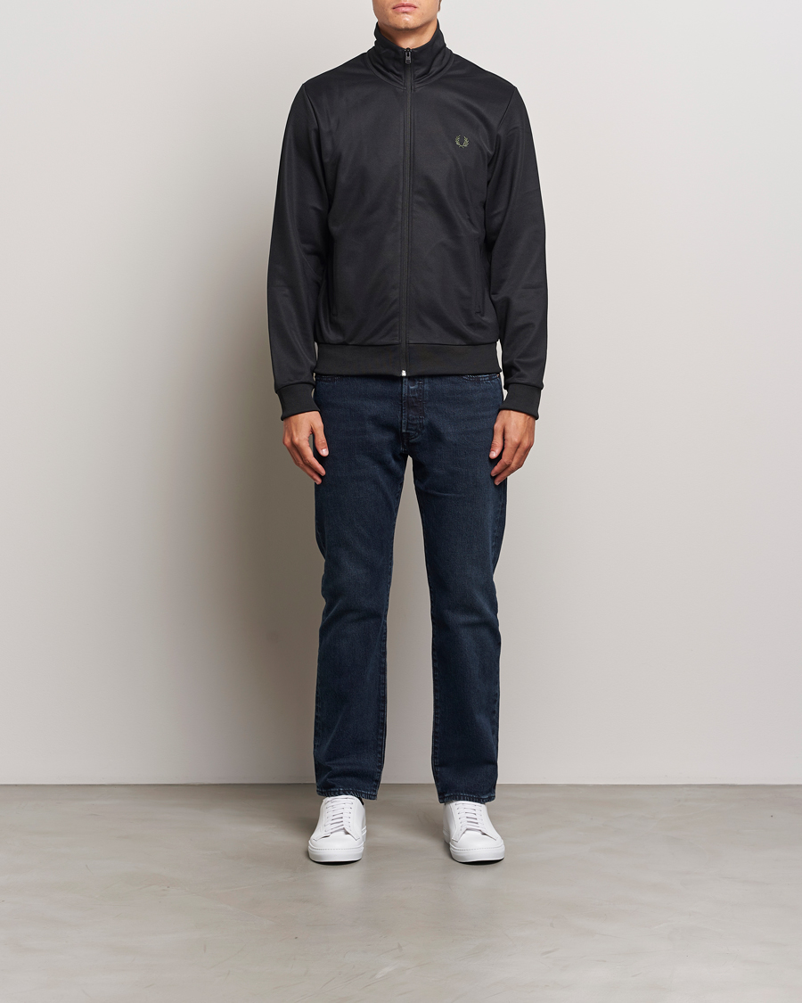 Mies | Puserot | Fred Perry | Track Jacket Black