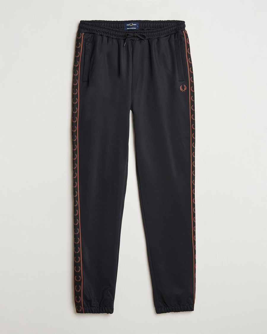 Mies | Housut | Fred Perry | Taped Track Pants Black