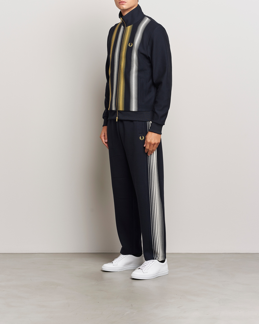 Mies | Housut | Fred Perry | Ombre Striped Track Pants Navy
